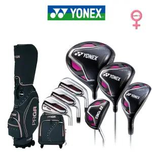 여성골프채풀세트 요넥스 뉴이존엘리트3.0 풀세트 PRGR 바퀴 캐디백세트