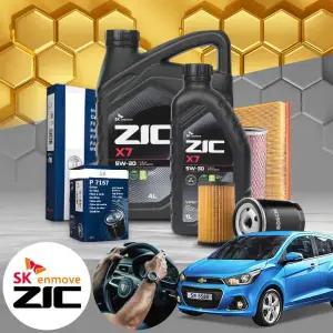쉐보레 스파크(더넥스트)(15~) 1.0 가솔린 엔진오일필터 세트 지크 X7 5W30