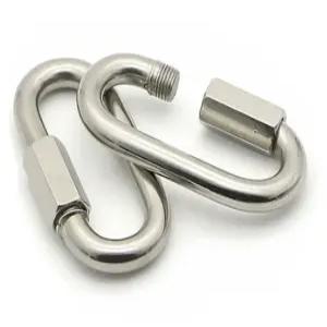 퀵링크 Q링크 고리 캠핑 타프 고정 로프 잠금 텐트 카라비너 비나