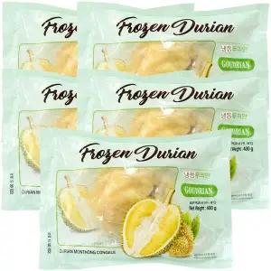 [보리보리/땡큐온]베트남 두리안 냉동 펄프 두리안 400g x5개