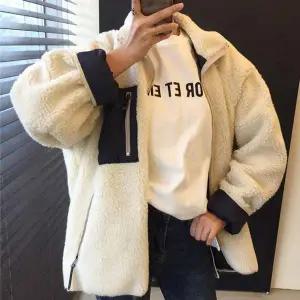 리버시블 JH77BK86 여성 후리스 양면 투웨이지퍼 뽀글이 겨울