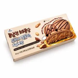 봄날엔 초코퐁당 두바이 쫀득떡 피넛버터맛 80 g x 3개입