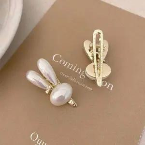 진주장식 미니 헤어핀 여성용 헤어악세서리 미니핀