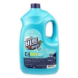 비트 화이트플러스 액체세제 4리터 일반용 -TJ 비트세제 액체세제 세제 빨래 세탁 세탁기세제 일반세탁기