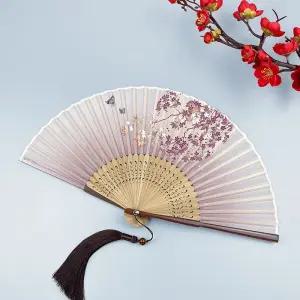 접는 무대 무용 작풍 부채 여름 댄스 소품 중국