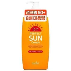 터치미 퍼펙트 대용량 톤업 선크림 썬크림 500ml 1개 (SPF50+ PA++++)