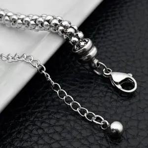 ( )bns 써지컬스틸 아도니스 체인팔찌 8mm 남녀공용팔찌