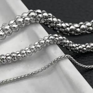 (사이즈 18cm+여유줄 5cm)써지컬스틸 아도니스 체인팔찌 8mm 남녀공용팔찌