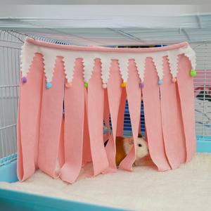 햄스터케이지 쥐를위한 해먹 햄스터 텐트 슬리핑 백을위한 작은 애완 동물 은신처 케이지 액세서리 기니피그 고슴도치 토끼