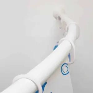 커브형 샤워커튼봉 커텐봉걸이 샤워부스봉 샤워커텐봉 강력압축봉