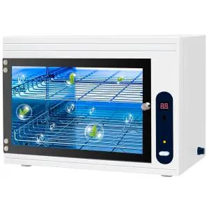 스파 뷰티 가정용 금속 도구를 위한 BRBLUERISE 네일 도구 청소기 17L 대용량 UV 소독제 캐비닛 살롱 장비