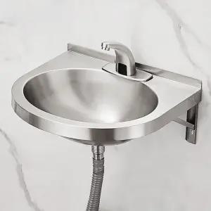 간이 스텐 세면대 긴다리 스텐볼 스테인레스 욕실 벽걸이