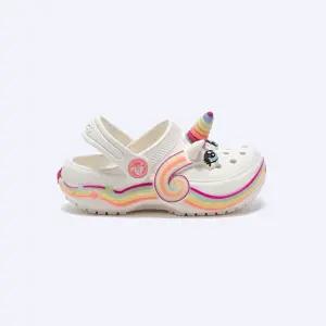 [국내매장품] 크록스 클래식 아이엠 레인보우 유니콘 클로그 토들러 - 212508-0WV 387132