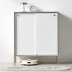 시엘 800 도어 미드센츄리 슬라이딩 슬림 틈새 수납장