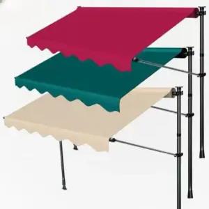 기둥식 차양식 테라스 천막 비가림막 차양막 어닝 고정