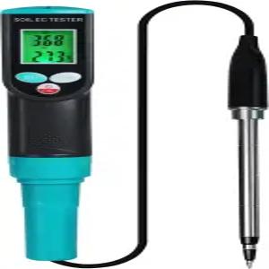 2 in 1 EC 및 온도계 IP67 방수 전극이 장착된 토양용 디지털 미터 원예 농업 잔디 식물을 위한 ATC가