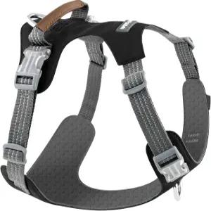 에이팍박 노 풀독 하네스 - 소형 중형 대형견용 조절 가능한 반사 나일론 조끼 가죽 제어 손잡이가 있는