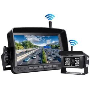 포크레인 카메라 어라운드뷰 사각지대 무선 리어뷰 모니터링 지게차 후진 백미러 디스플레이