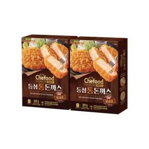 쉐푸드 등심통돈까스 300gx2개