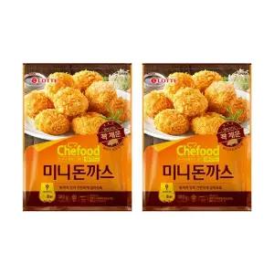 쉐푸드 미니돈까스 380gx2개