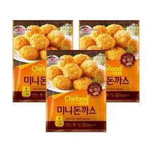 쉐푸드 미니돈까스 380gx3개
