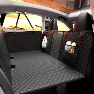 칠리노 반려견용 뒷좌석 익스텐더 - 넓은 공간 단단한 바닥을 가진 뒷좌석용 방수 반려견 카시트 커버