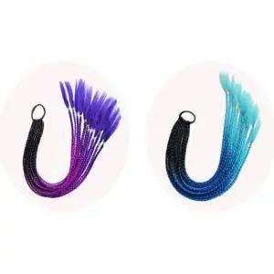 TBZ 그라데이션 컬러 60cm 가발 머리끈 고무줄머리끈