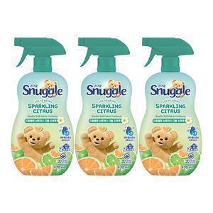 스너글 섬유탈취제 스파클링 시트러스 더블 소프트 470ml, 3개