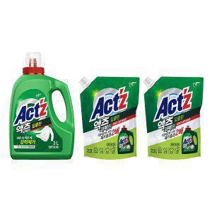 액츠 퍼펙트 딥클린 액체세제 3L+리필 2개