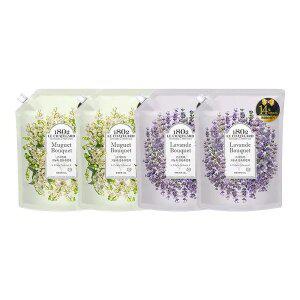 르샤트라 고농축 섬유유연제,1.6L(뮤게, 2개 + 라벤더, 2개)