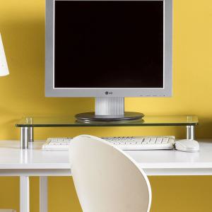 다용도 강화유리 모니터받침대/ 강화유리 제작 TV선반/ 노트북거치대/ 컴퓨터받침대