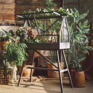 미니 온실 하우스 식물 재배기 식물장 다육식 베란다