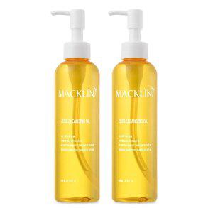 맥클린 제로 클렌징 오일 200ml+200ml 블랙헤드 피지 제거