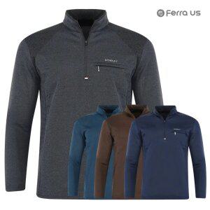 페라어스 남성 스트라이프배색 등산 기모셔츠 OCTW3SR5051