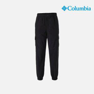 유니 풀밴딩 카고 조거 팬츠_블랙 (C54-YUD801)