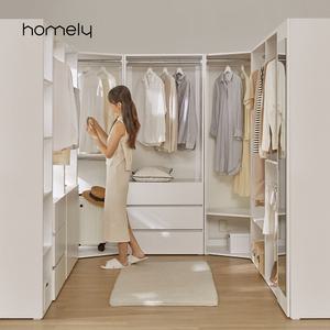 [2월 미리신학기 5% 핫한특별가] 홈리 심플리 화이트 드레스룸 시스템 헹거 800 짧은