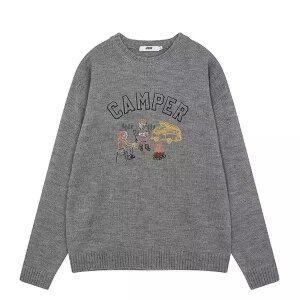 공용) 자수포인트 니트(오버핏)_AM4WSW847-MG