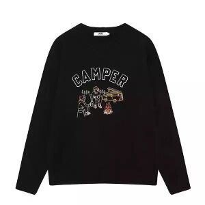 공용) 자수포인트 니트(오버핏)_AM4WSW847-BK