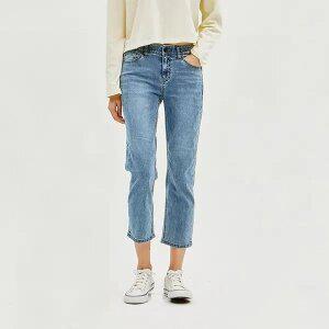 여) 쿨맥스 오비안밴드 바이오스톤 올약워싱 데님_AM1DIG162-DB