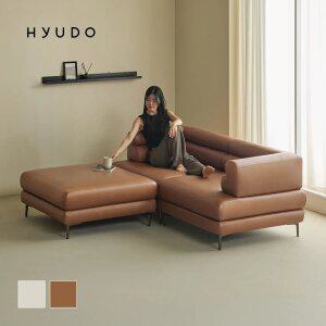 [2월 5% 새해맞이 특별가] 휴도 시간 사계의 동백 모음전 모듈형 3인용 천연 면피 가죽