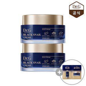 닥터지 블랙 스네일 크림 50ml 2개 + 블랙스네일 2열 사쉐(레티놀앰플+크림)