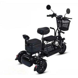 전동 삼륜차 노인 세발 자전거 스쿠터 경량 배터리