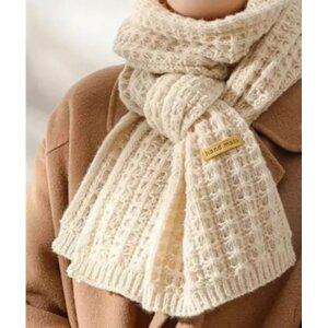 J2K 니트 머플러 와플 목도리 롱스카프 겨울 방한 남여