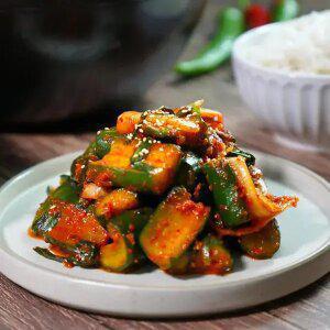 [품질보장] 100% 국내산 오이 사용! 전라도 손맛 오이부추김치 1kg