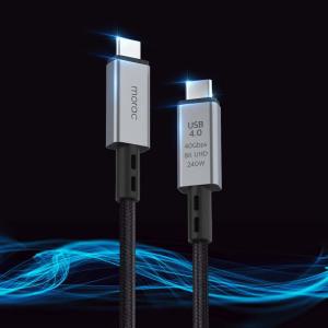 모락 크로크 USB4 PD3.1 40Gbps 8K CtoC 240W 고속충전 케이블 1M 2M