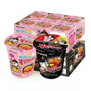 삼양 컵 불닭볶음면 6입 + 까르보불닭볶음면 6입