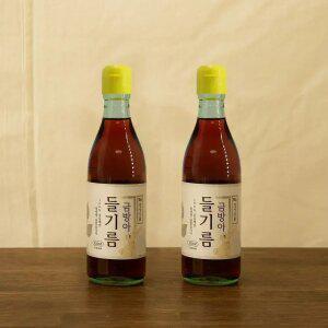 통들깨 100% 고소한 금방아 들기름 350ml+350ml