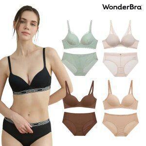 [30%+T11%+묶음]브랜드픽 원더브라 브라2종/팬티2종 단독구성 기획전