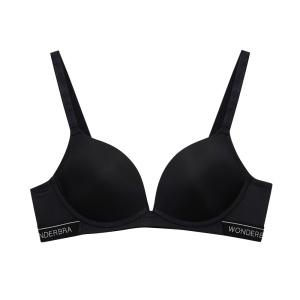 [Wonderbra]원더브라  푸쉬업 밴드 노와이어 브라 블랙 WBWBR5M04T