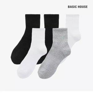 베이직하우스 스포츠삭스 5족 패키지